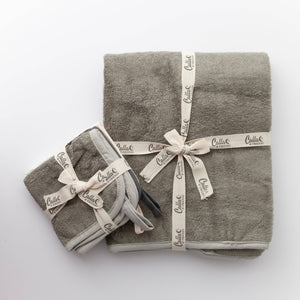 Calla & Friends - Hooded Bath Towel: Petal Pink