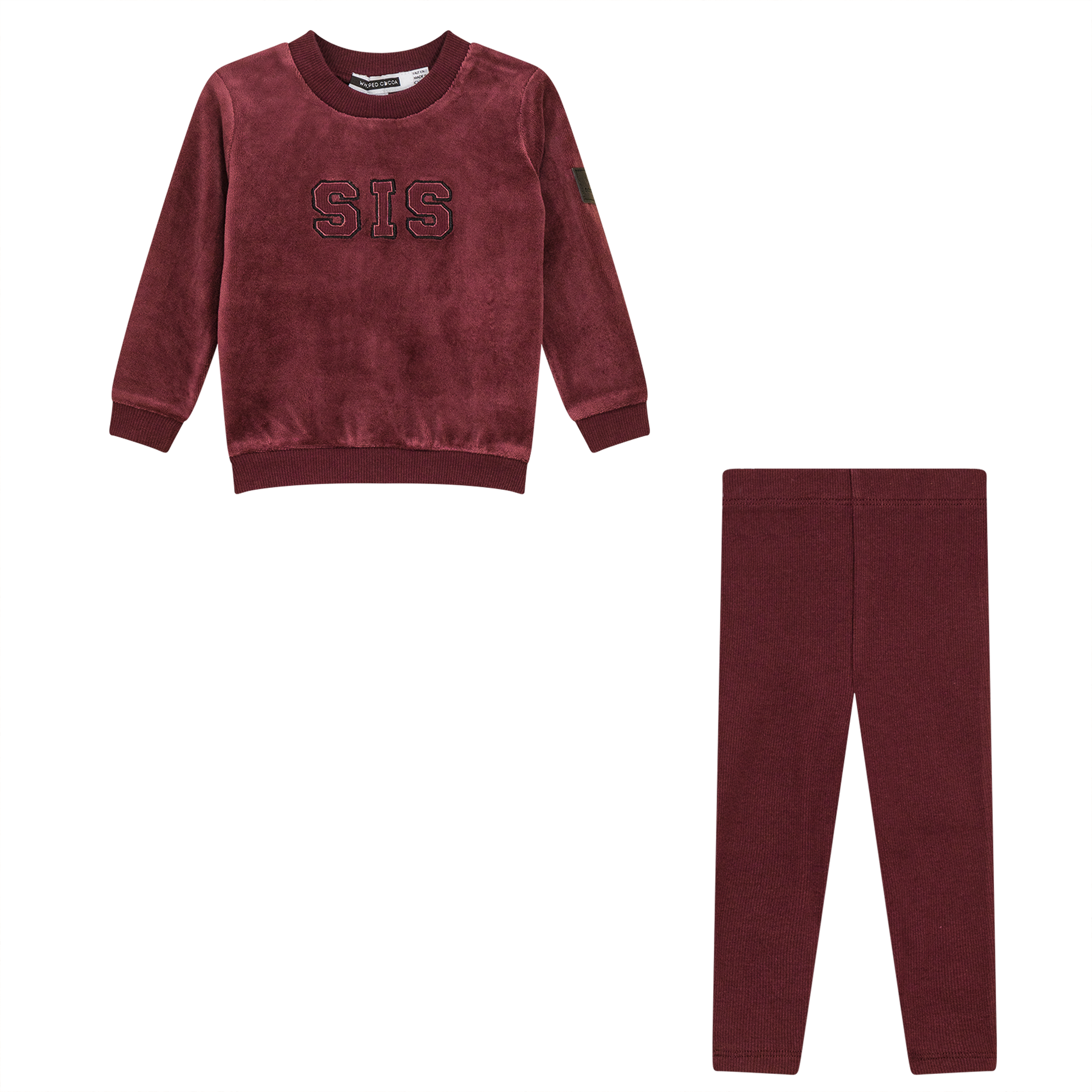 Whipped Cocoa Burgundy Sis 2 Pc Set