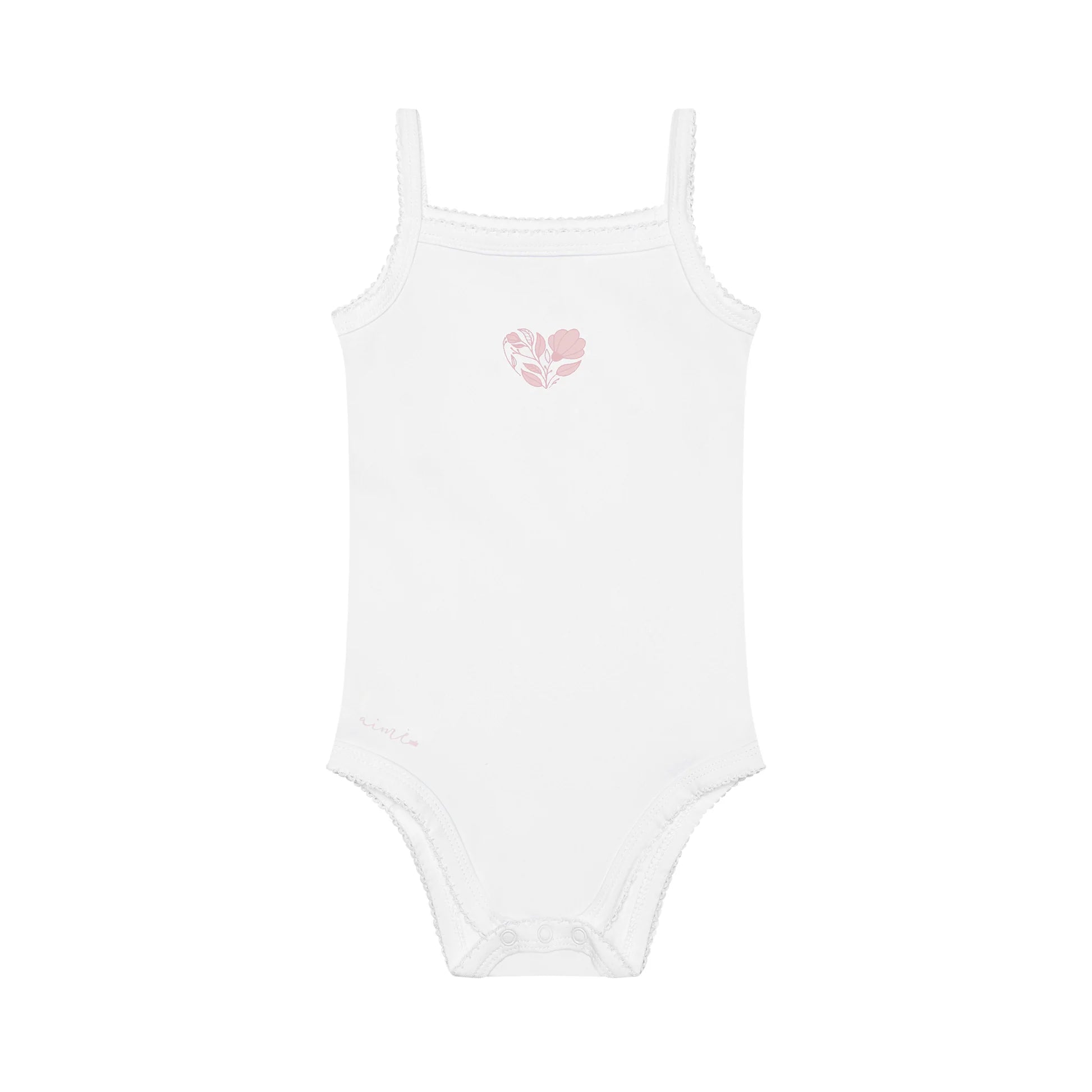 Aimé Child – Girls’ Original Sleeveless Bodysuits (3-Pack)