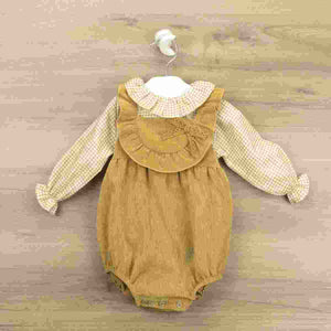 Babidu Baby Girl Organic Cotton Tank Top & Shirt with Ruffle