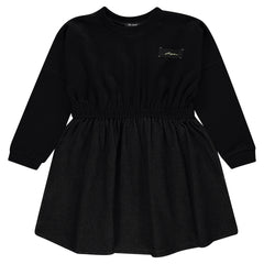 JayBee Black Mock 2 Pc Denim Dress