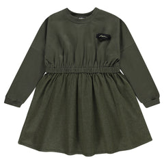 JayBee Green Mock 2 Pc Denim Dress