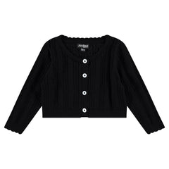 JayBee Black Cropped Knit Sweater