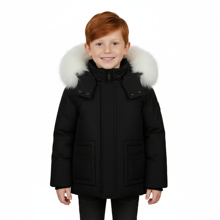 Pramie Little Boys Black Jacket