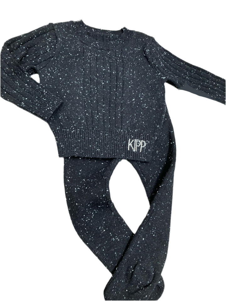 Kipp Black Vince Knit Set