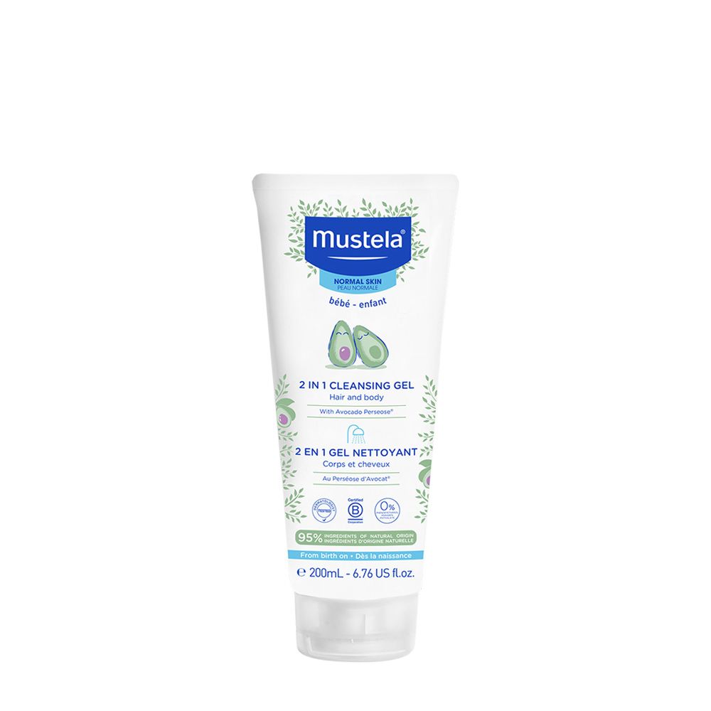 mustela 2 in 1 cleansing gel