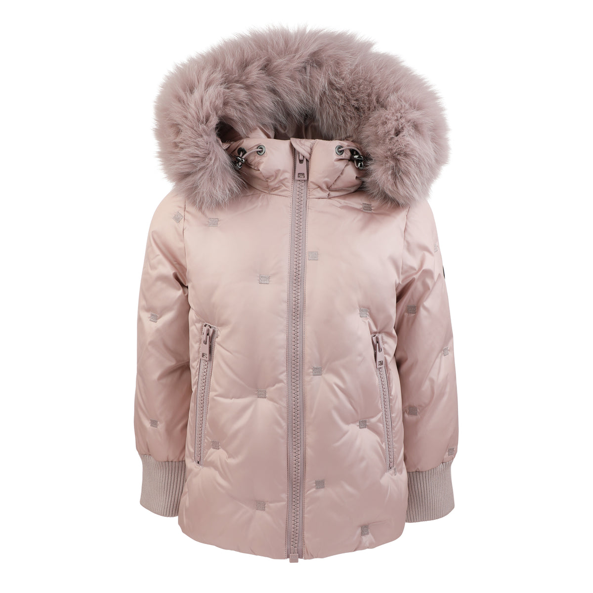 Pramie Mauve Quilted Look Coat