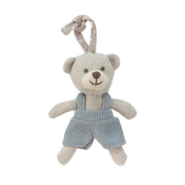 tiny bear plush ornament