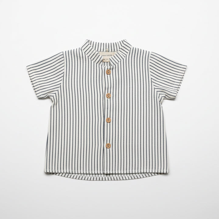 Cotton Little Things
 - Striped Short-sleeved Shirt