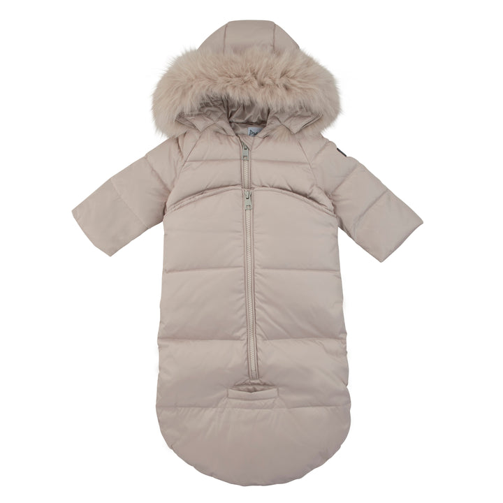 pramie light beige boys snowsuit