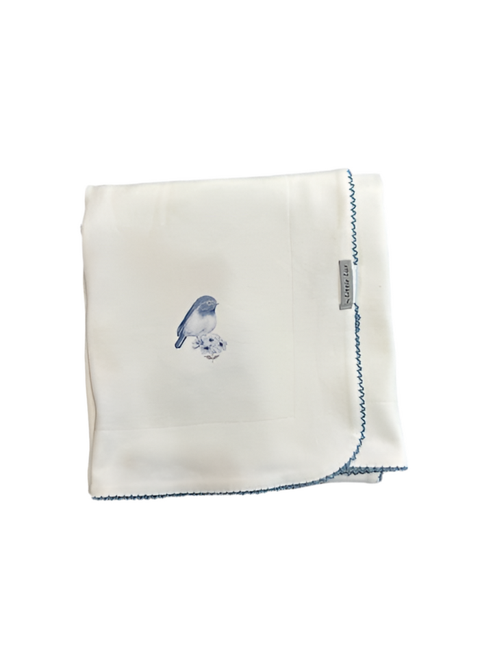 BIRD PICOT TRIM BLANKET