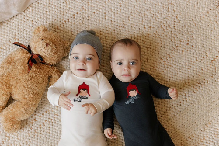 Ely's & Co Navy Autumn Kids Footie