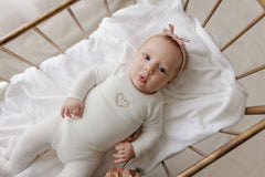 Ely’s & Co. – Girl Metallic Wreath Take Me Home Set | Ivory