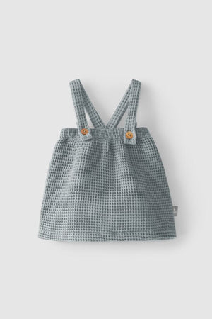 Snug Ocean Waffle Suspender Jumper