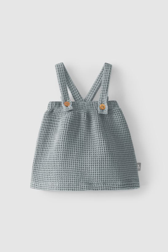 Snug Ocean Waffle Suspender Jumper