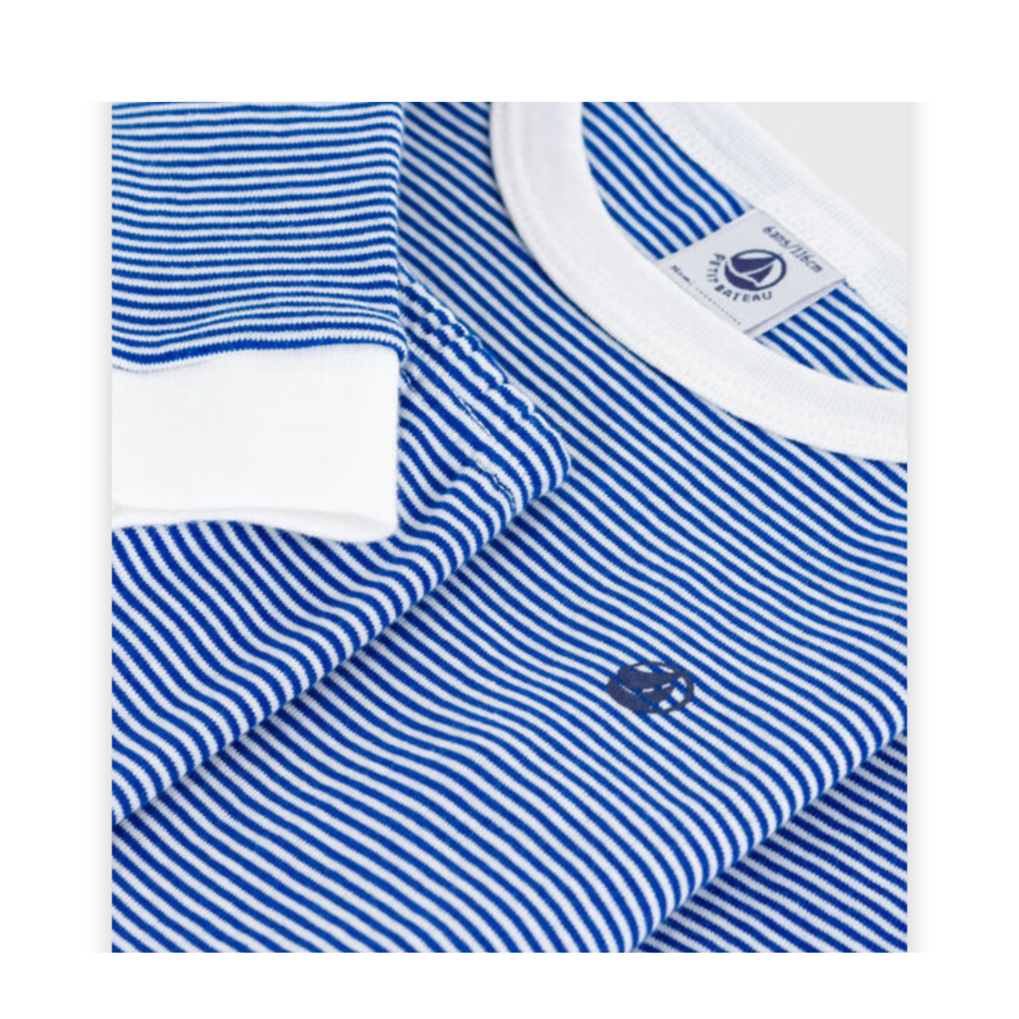 Petit Bateau - Striped Cotton Pajamas for Kids