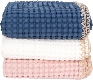 Cotton Cloud Luxury Baby Waffle Blanket | High-Density Breathable Thermal