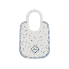 Kipp Baby Petit Pois Bib Soft Cotton Baby Feeding Bib Classic Polka Dot Print