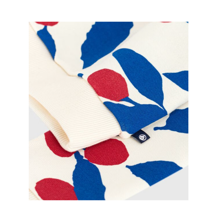 Petit Bateau | Printed Cotton Sweatshirt Milk Multico