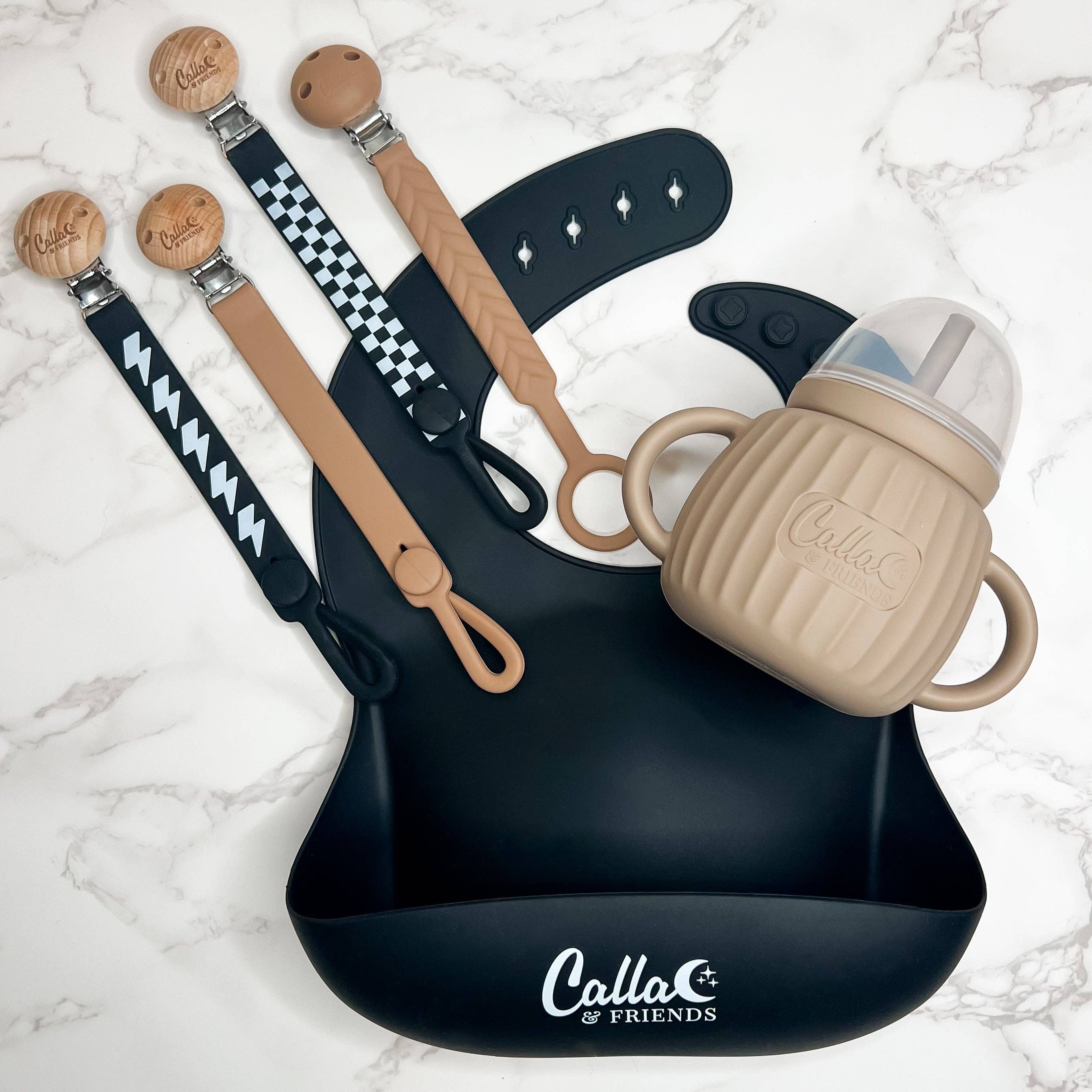 Calla & Friends - Nash Everything Clip - Checkered: Slate Blue