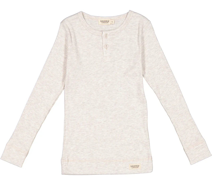 MarMar Beige Melange Long Sleeve Henley