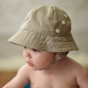 Sand Hat With Chinstrap Baby & Toddler: 0-3 Months