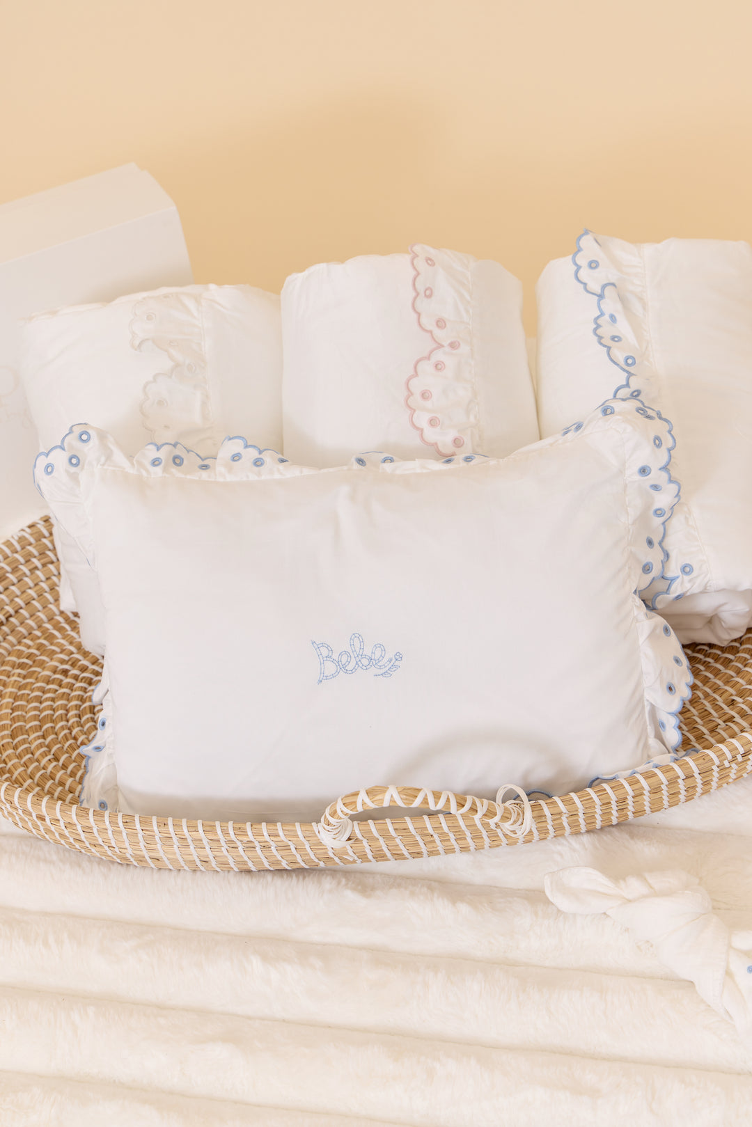 Kipp Baby Pink Bebe Mini 4 Pc Crib Set