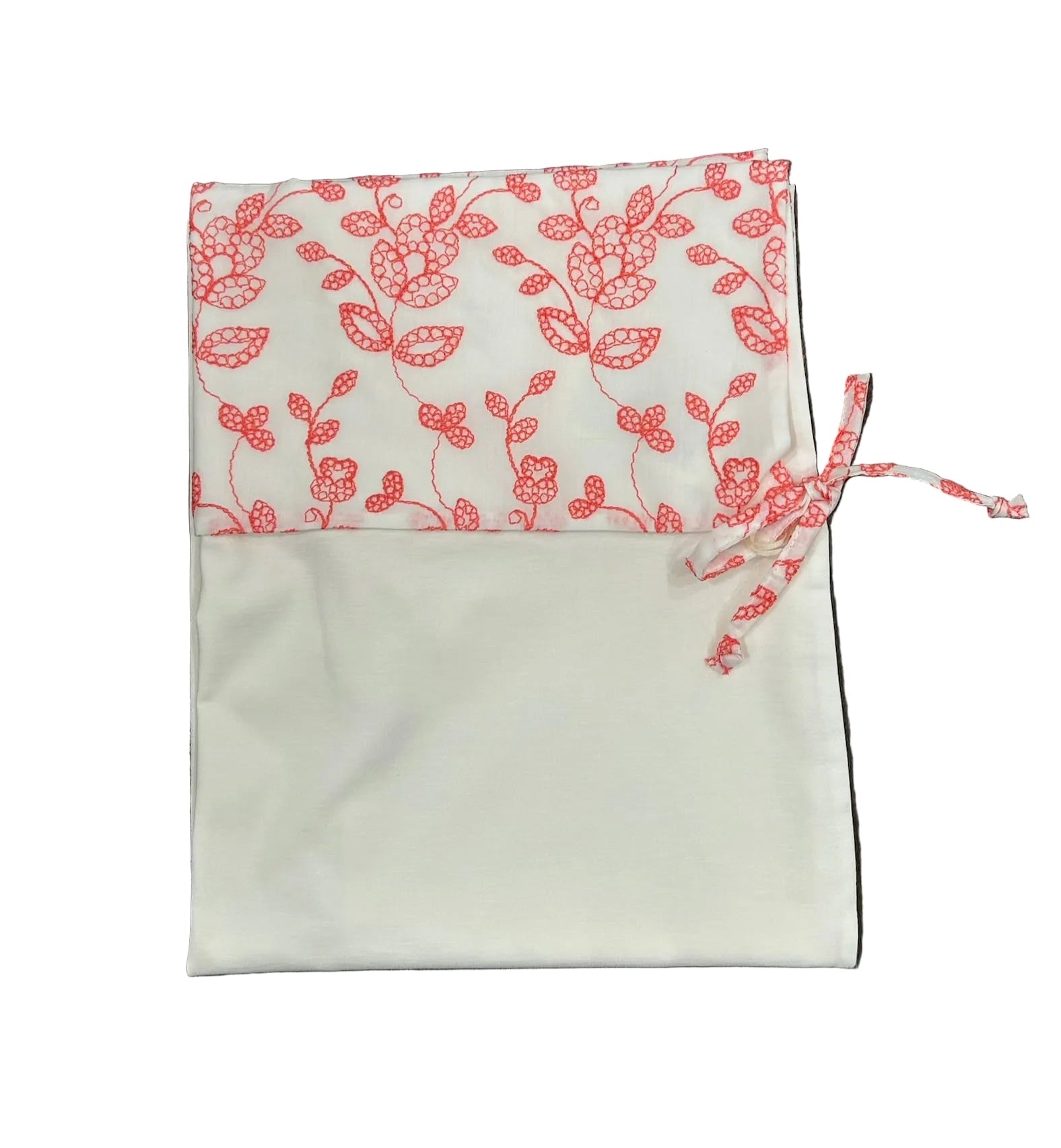 Latte Baby Embroidered Coral Insert Set + Bonnet + Blanket