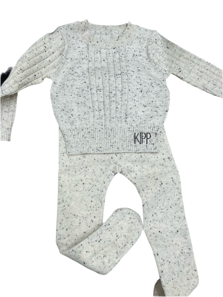 Kipp Oatmeal Vince Knit Set