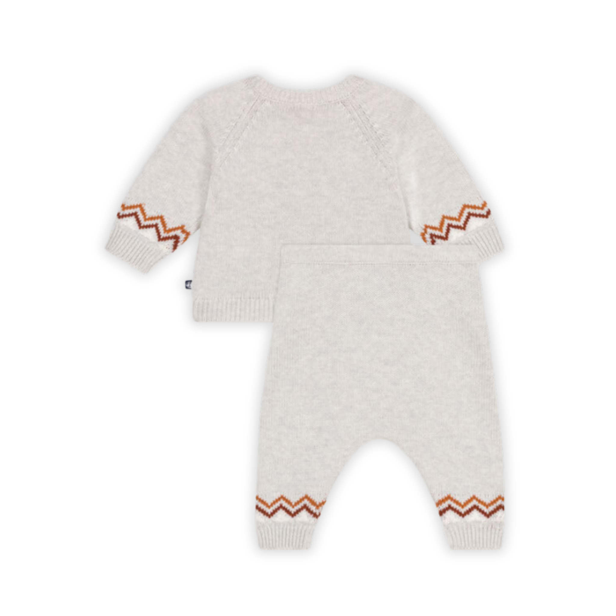 Petit Bateau | Winter Knitted Baby Set with Heart Motif