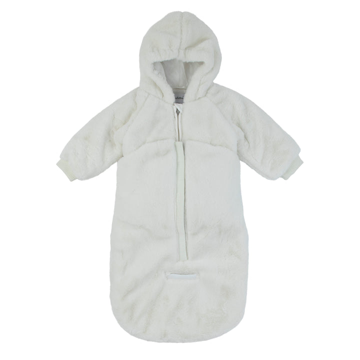 pramie ivory fur snow suit