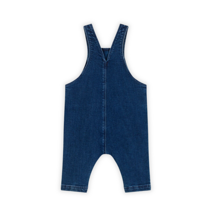 Petit Bateau | Stretch Denim Baby Dungarees – Long Leg