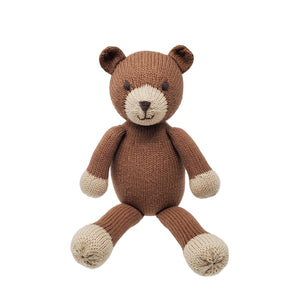 Melange Collection - Handmade Knit Teddy Bear - Fair Trade Cotton Toy
