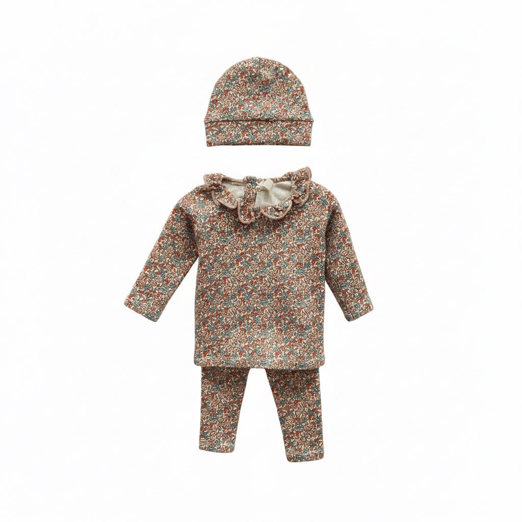 Babyface Multicolor Long Sleeve 2Pc Set + Hat
