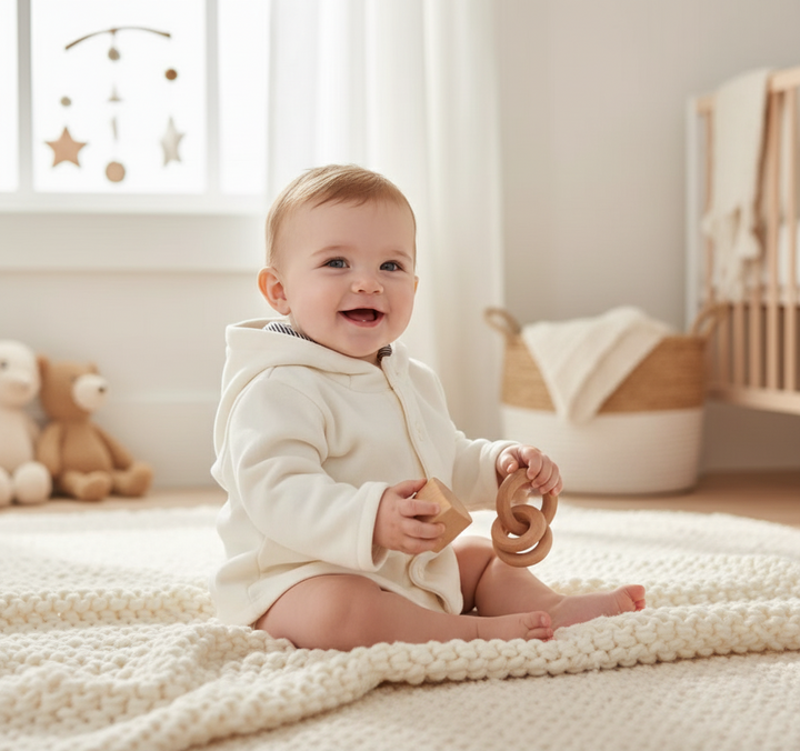 Petit Bateau | Hoodie Ivory Jacket
