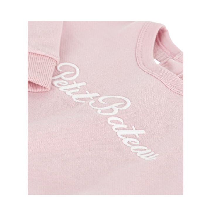 Petit Bateau | Joli Embroidered Cotton Sweatshirt