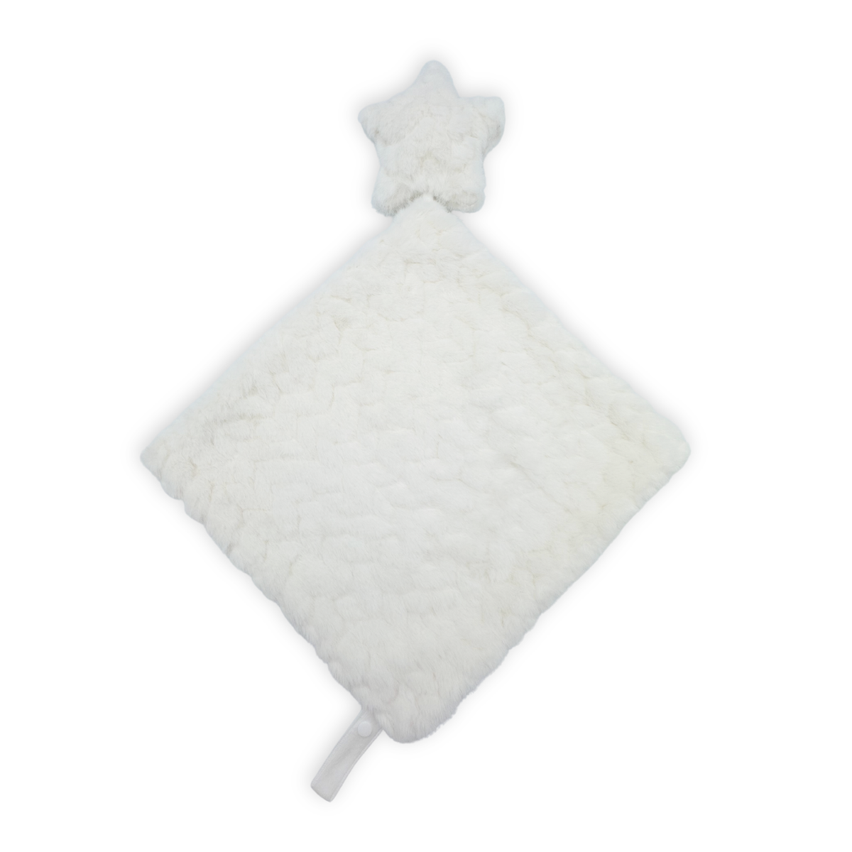 Ritz Off White Solid/Stripe Design Lovey
