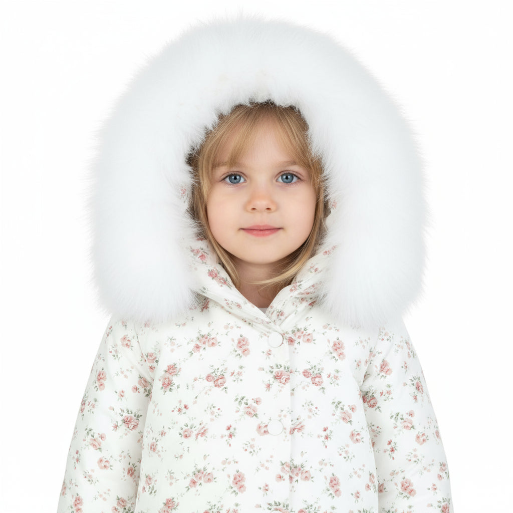 Pramie Red Floral Print Jacket | Warm, Stylish & Playfully Elegant