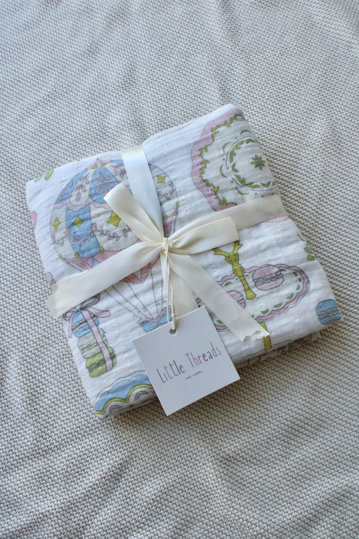 Delicate Muslin Blanket - Little Threads