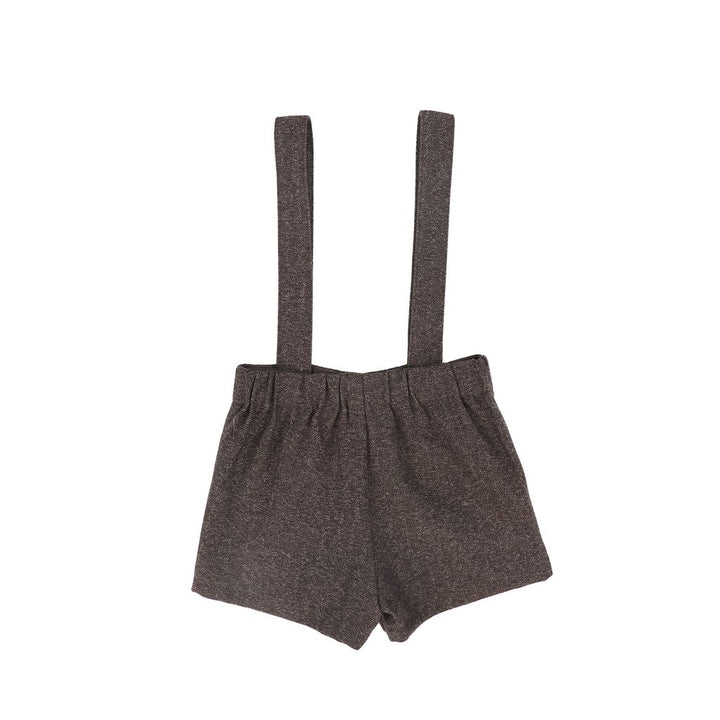 Le Bourdon Textured Brown Overalls