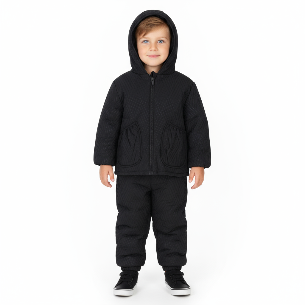 Mantel Lightweight Black Quilted Jacket | Sleek, Warm & Functional