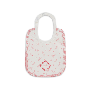 Kipp Baby Petit Pois Bib Soft Cotton Baby Feeding Bib Classic Polka Dot Print