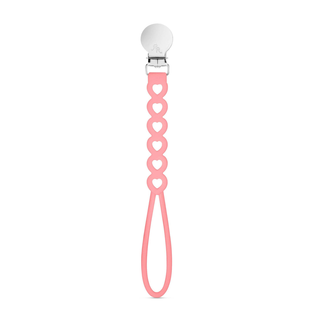 Ryan & Rose - Hart Cutie Clip (Pacifier Clip): Mauve