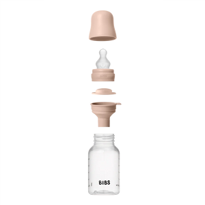 BPA-Free Baby Bottles | 150ml PP & Silicone Nipple Set - Ivory