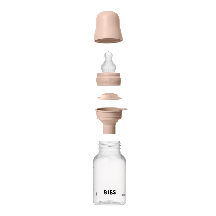 BPA-Free Baby Bottles | 150ml PP & Silicone Nipple Set - Ivory