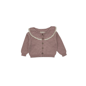 Li + Me Pale Rose Voile Cardigan 3 Pc Set