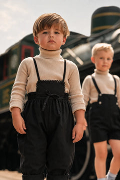 Mini Moda Signature Pleat Overalls