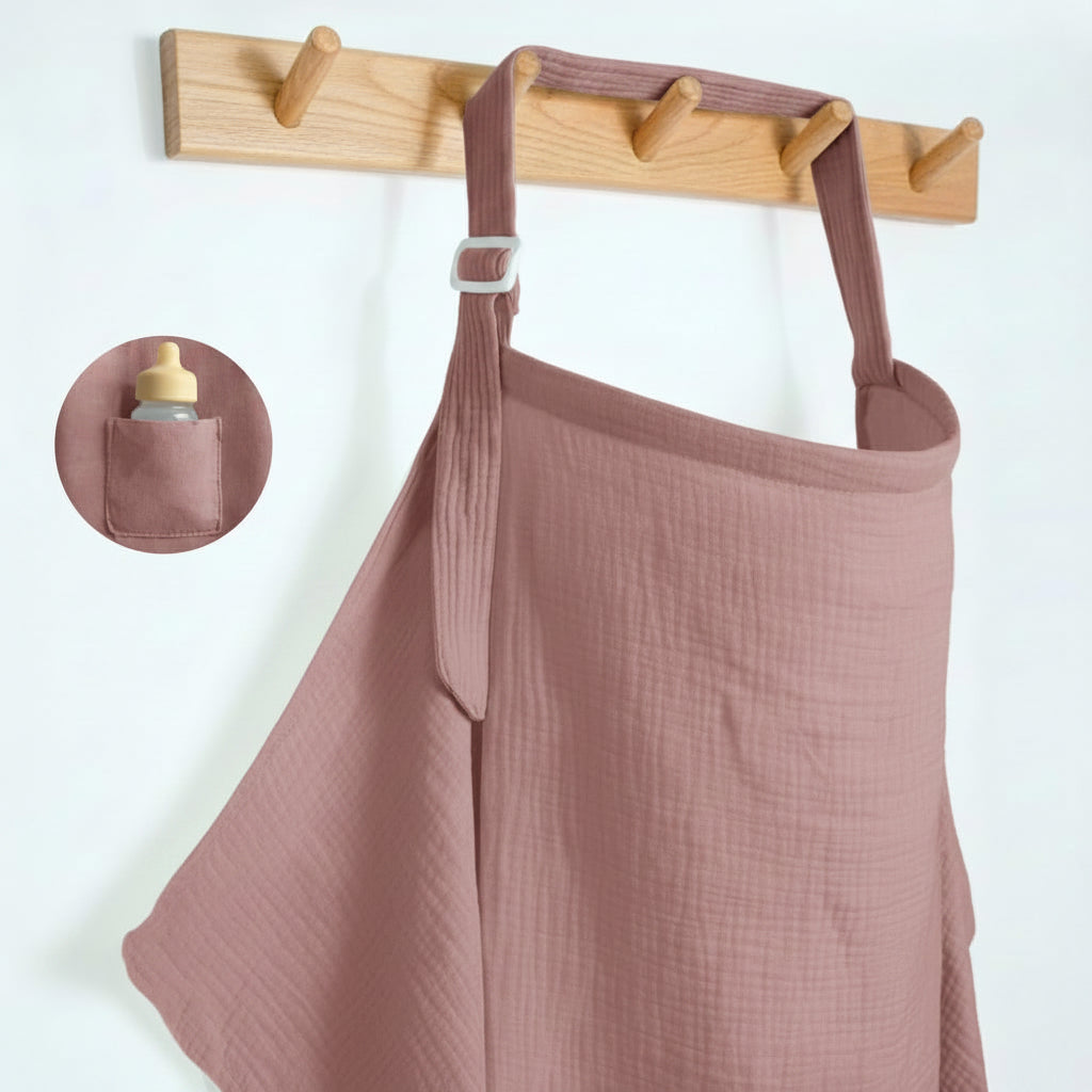 Muslin Nursing Cover With Pocket
