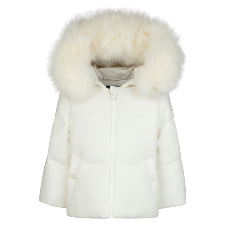 Pramie Ivory Knit Baby Jacket 9M–2Y | Soft & Cozy Toddler Outerwear