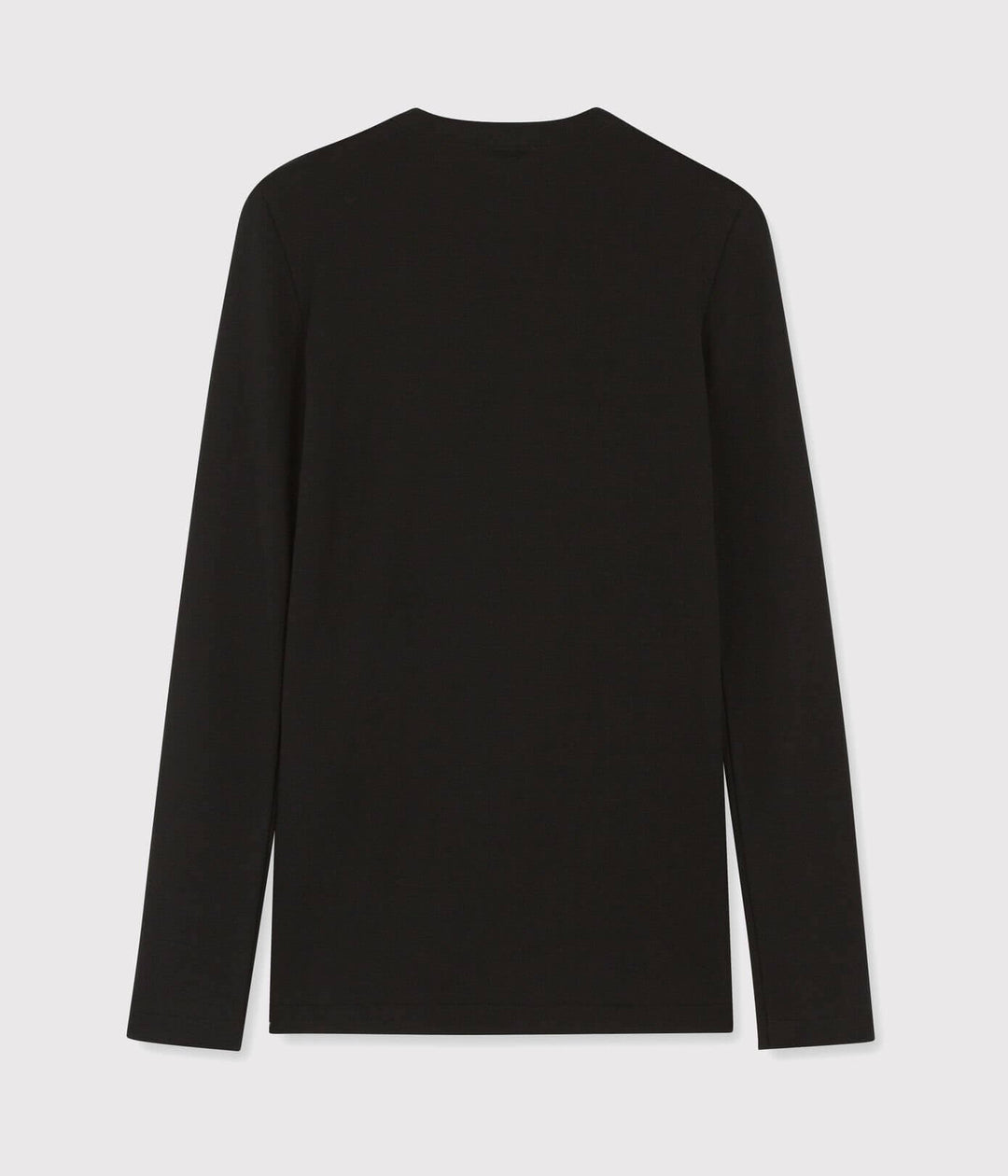 petit bateau womens iconic cotton round neck tshirt black
